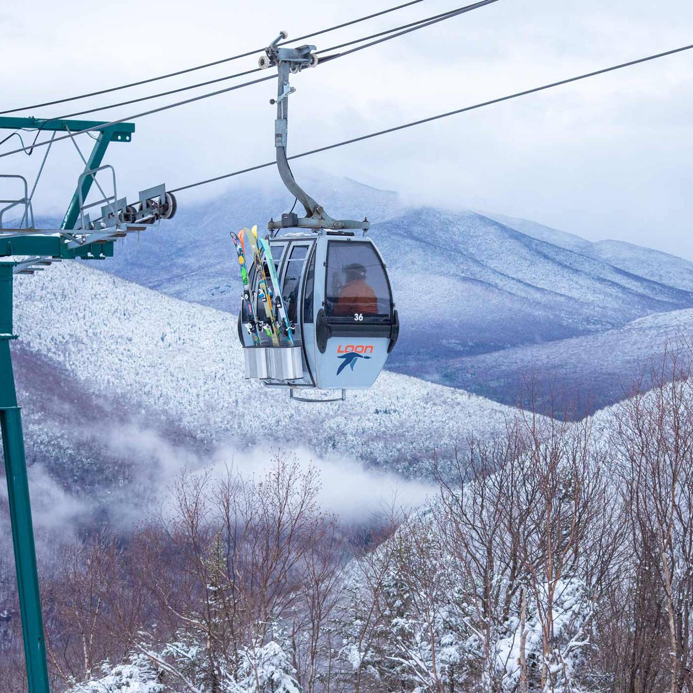 winter gondola skyride