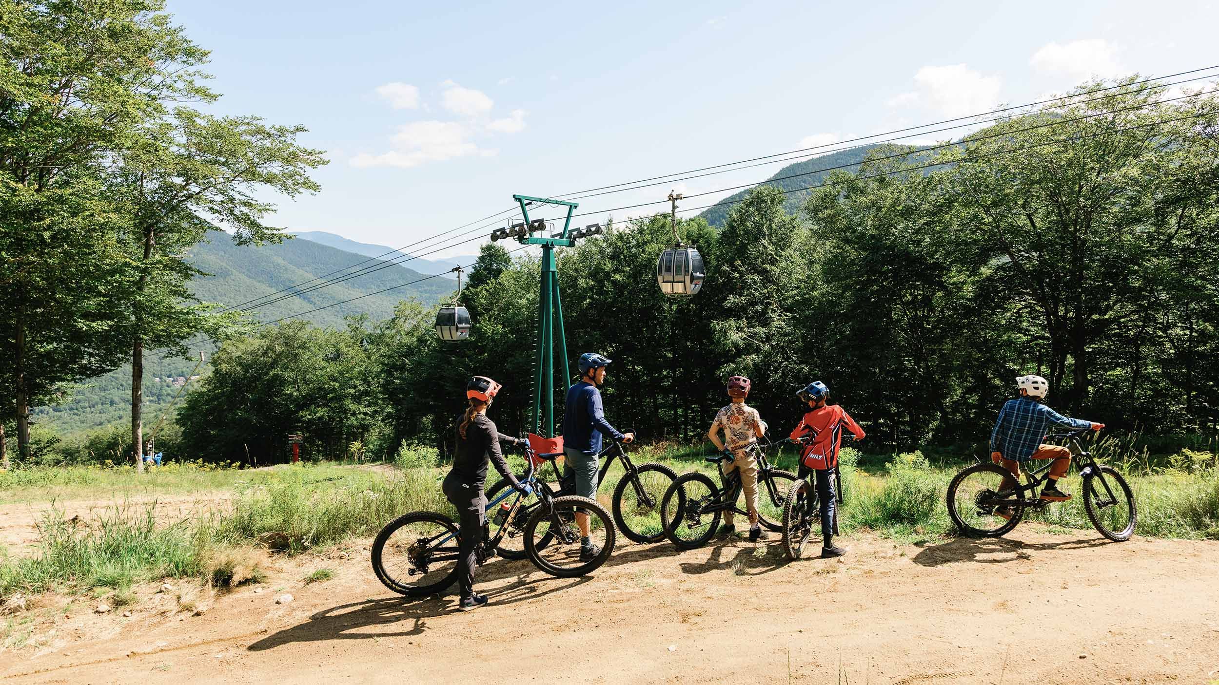 group of bikers