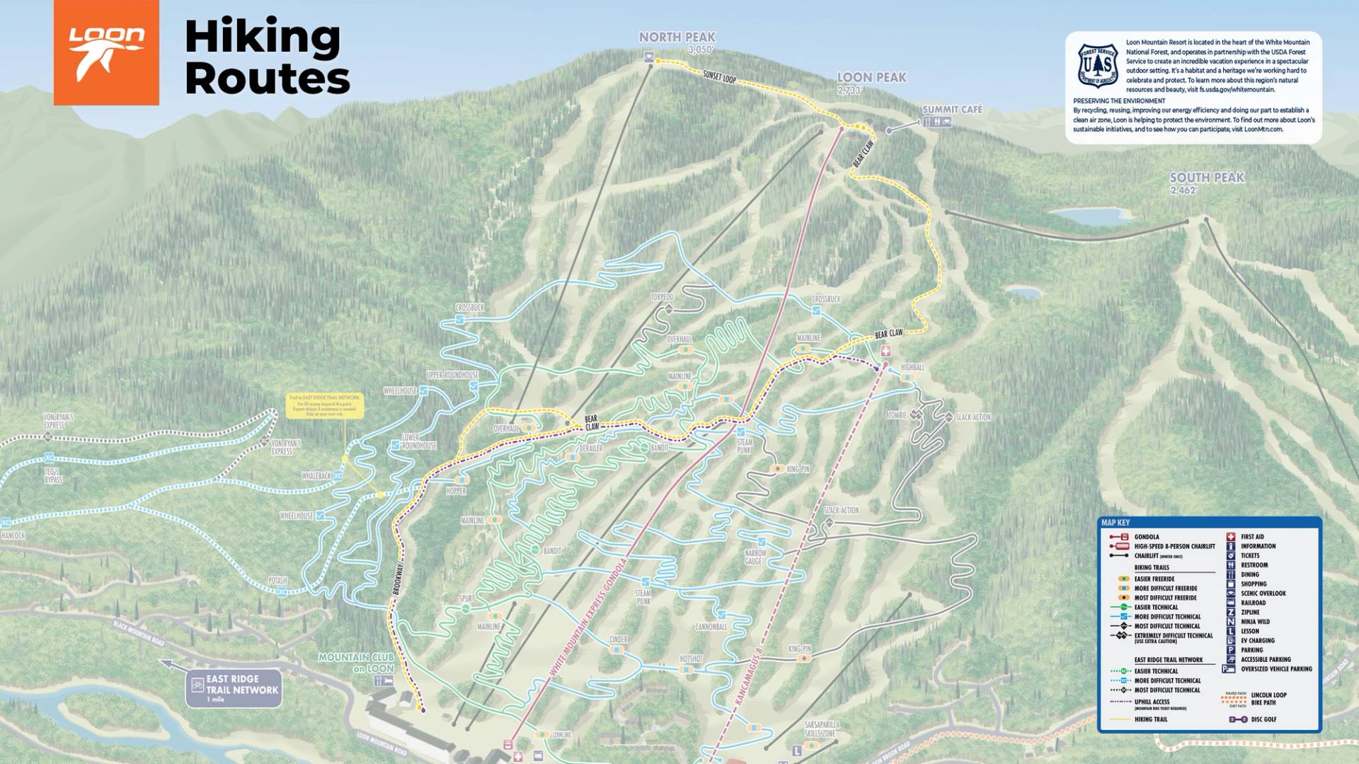 Hiking Map Preview