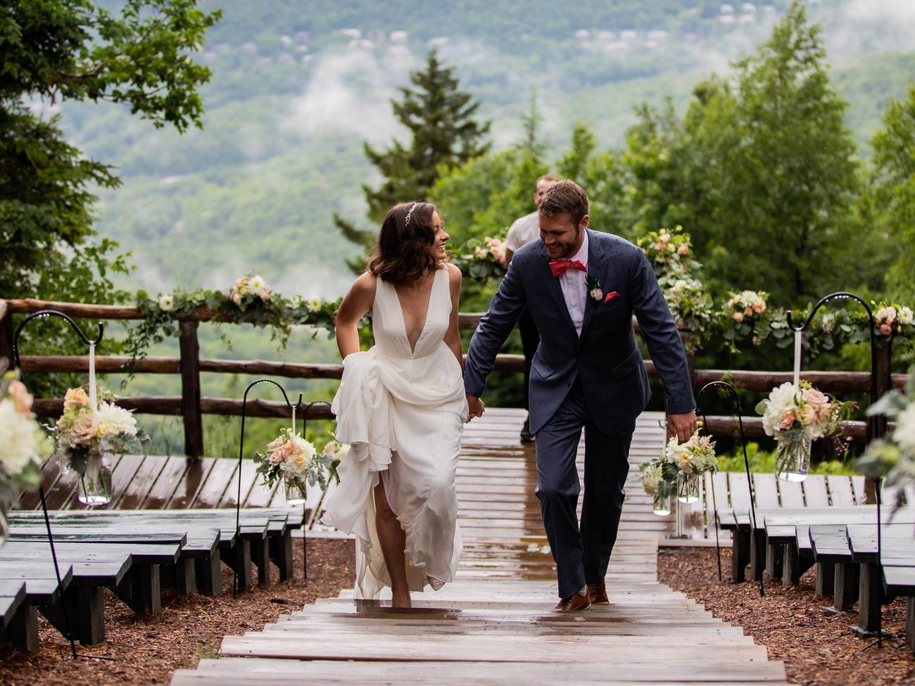 Wedding Couple at Summit Amphitheater