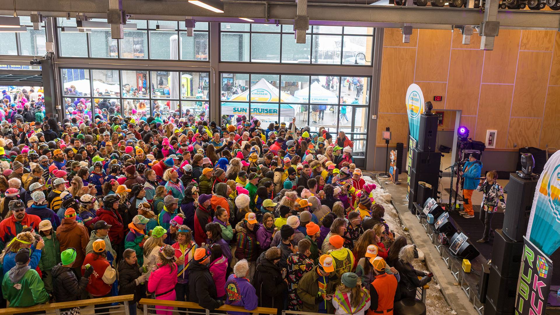 inside the kancamagus 8 for the concert