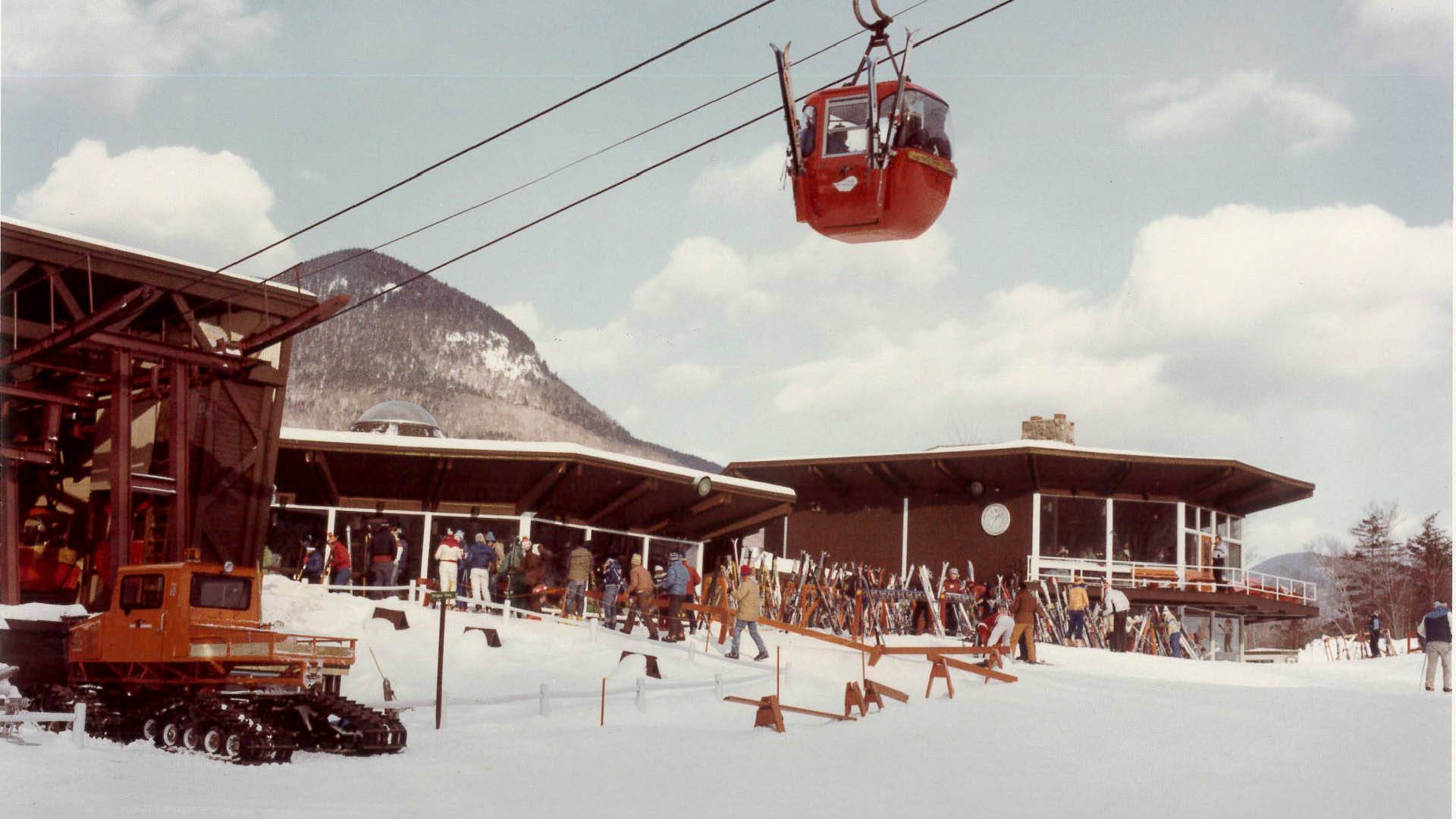 Base area at Loon Mountain in 1966