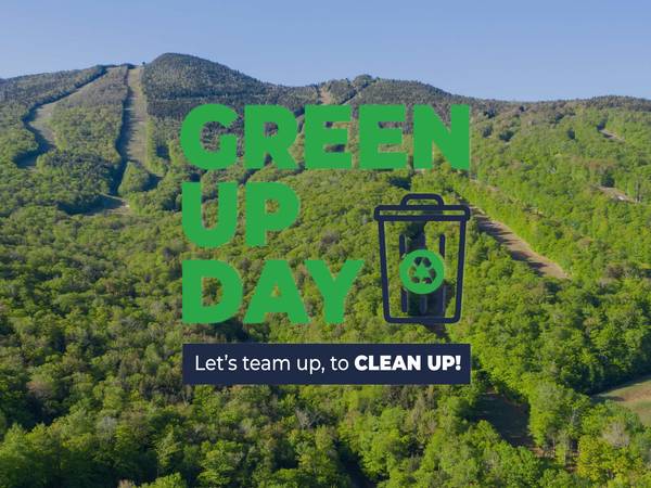 Drone image of Kancamagus Highway in the summer