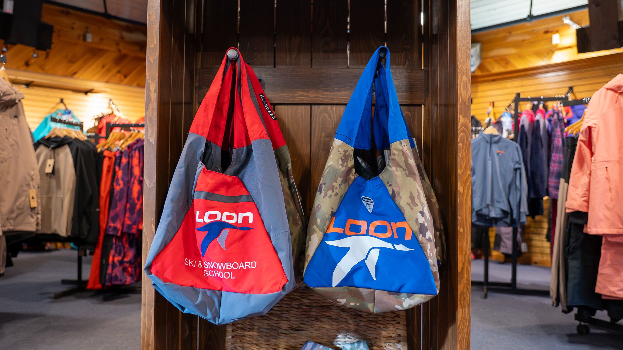 apparel impact sling bags in loon mountain sports
