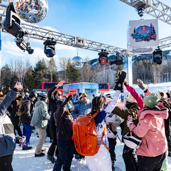 People partying at Sunday River.