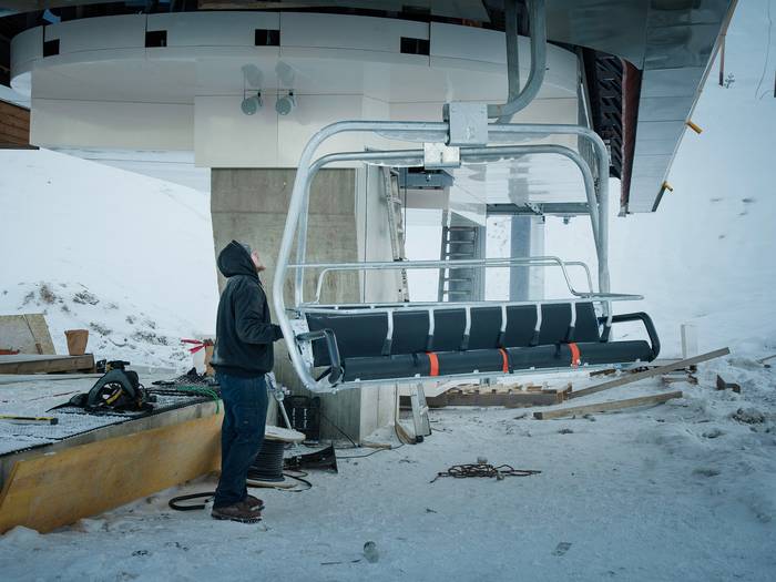 Putting chairs on the Summit Express 12.20.25