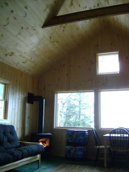 The cozy indoor propane fire