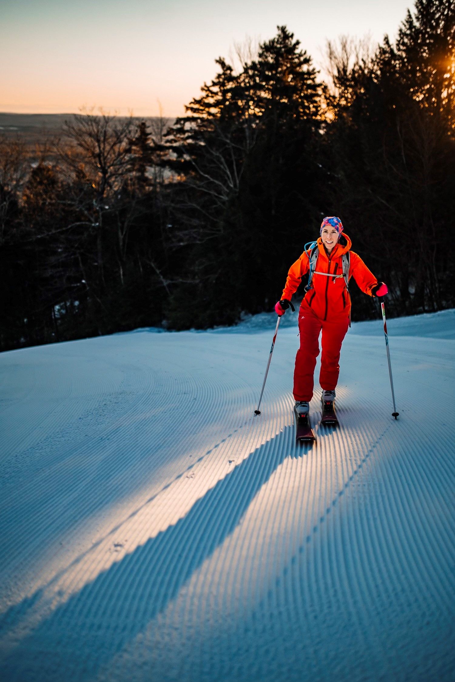Nichole skins up Kangamagus in bright colors