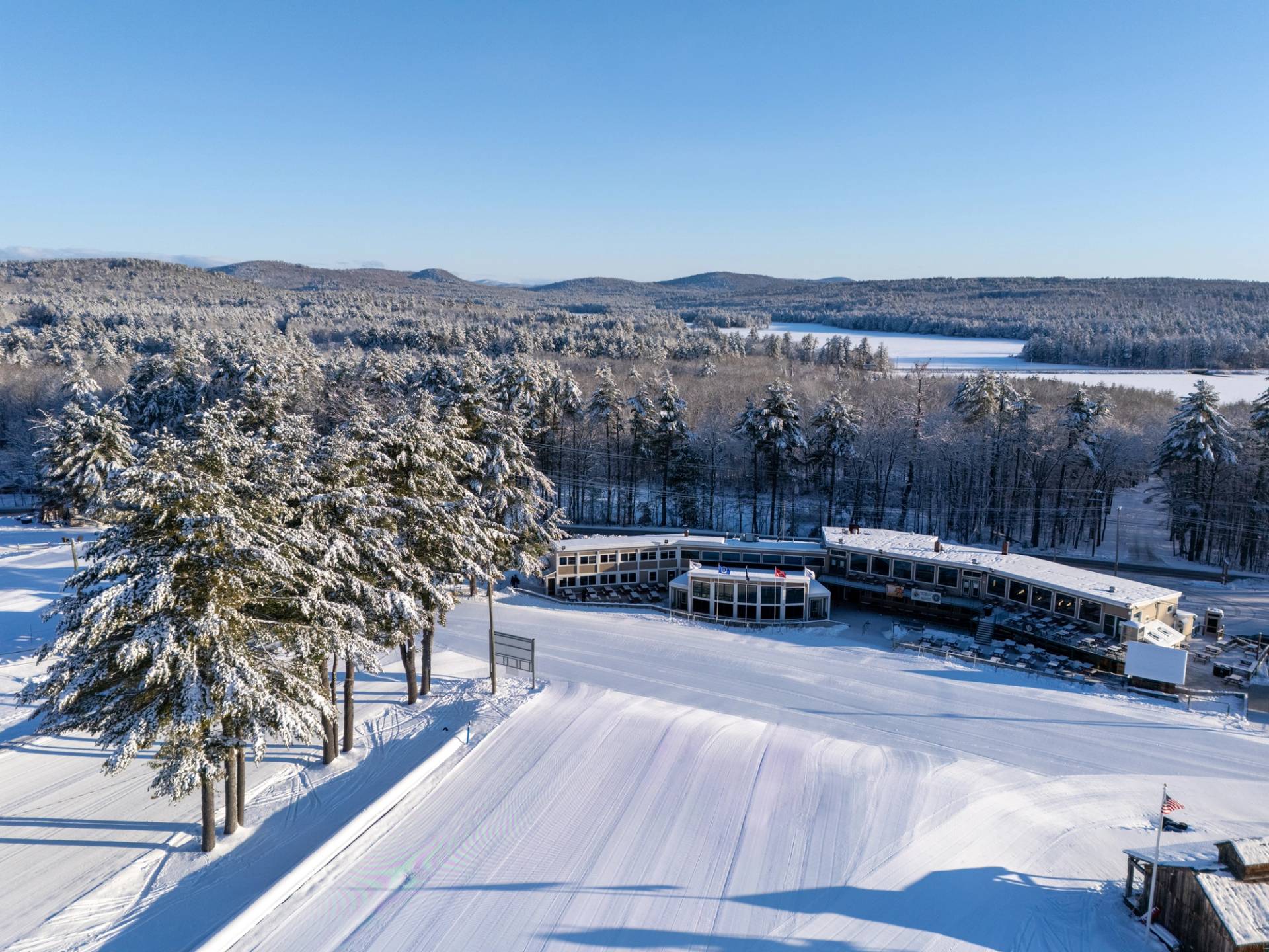 Snow Covered Base Area