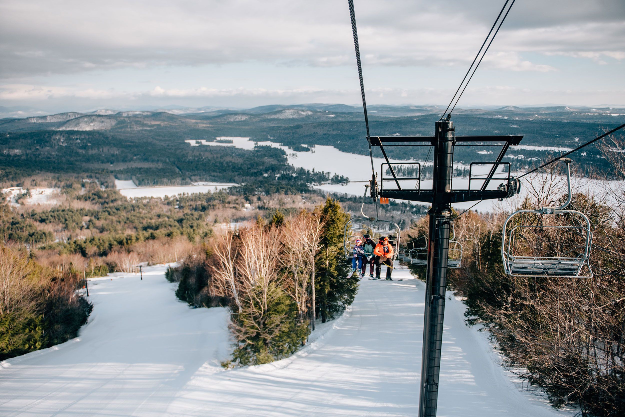 View from pleasant looking across to the Presidential ranges