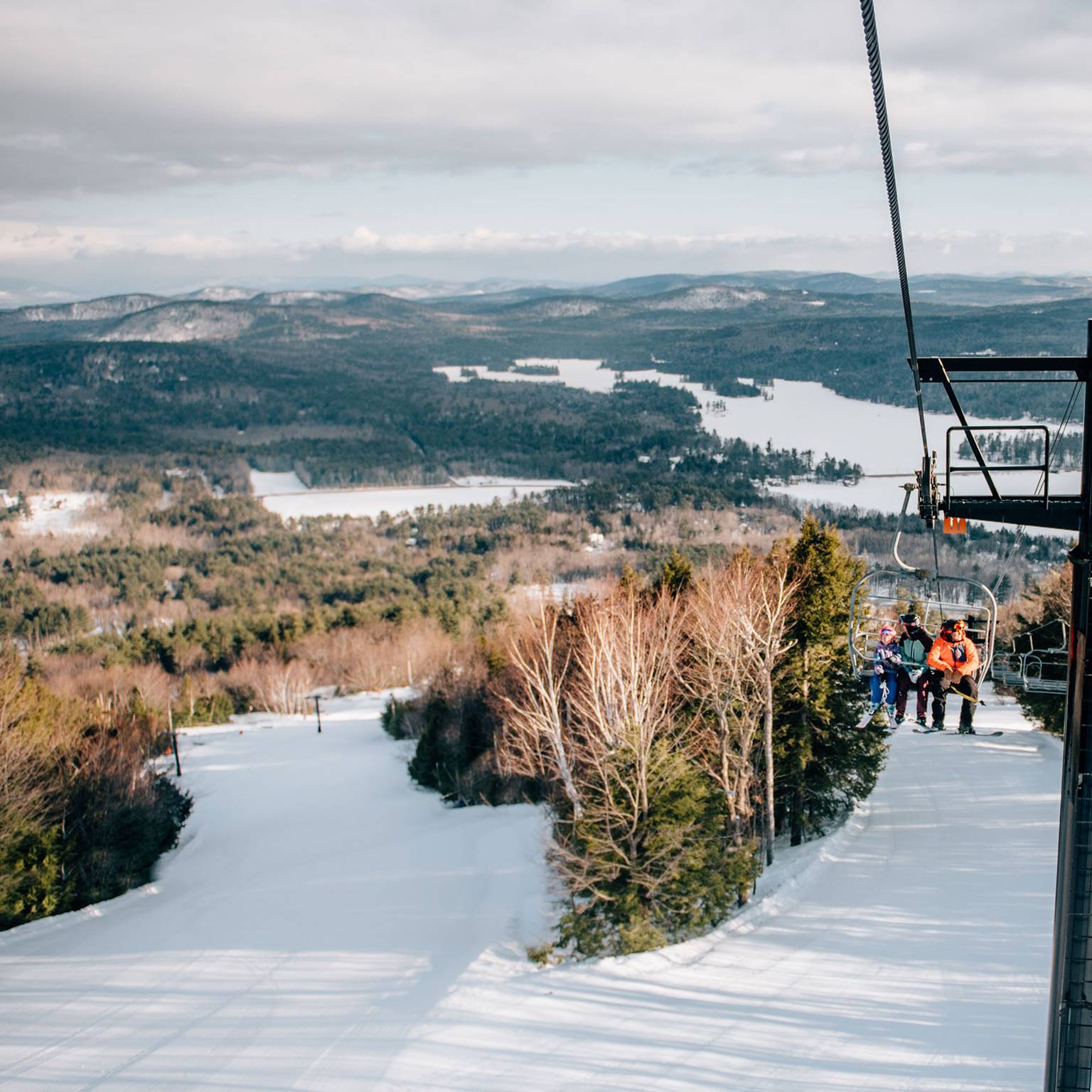 View from pleasant looking across to the Presidential ranges