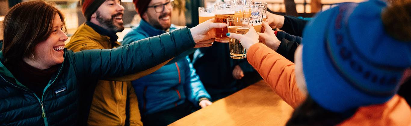 Friends Cheers and Blizzards Pub