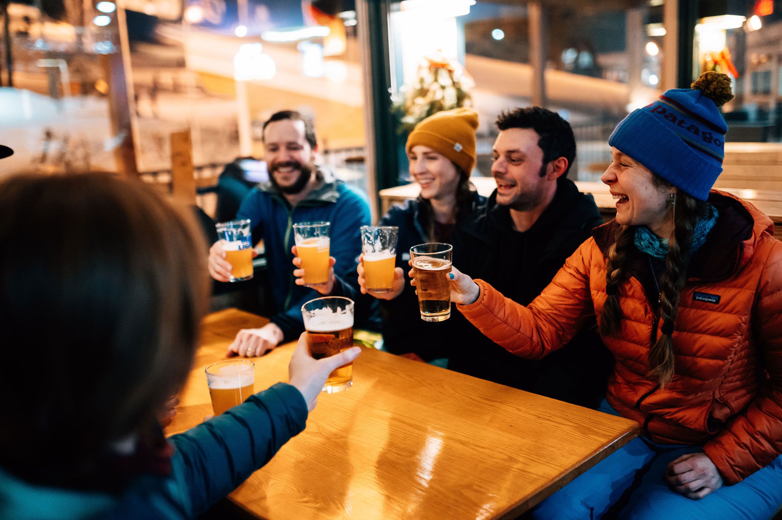 Group Cheers at Blizzards