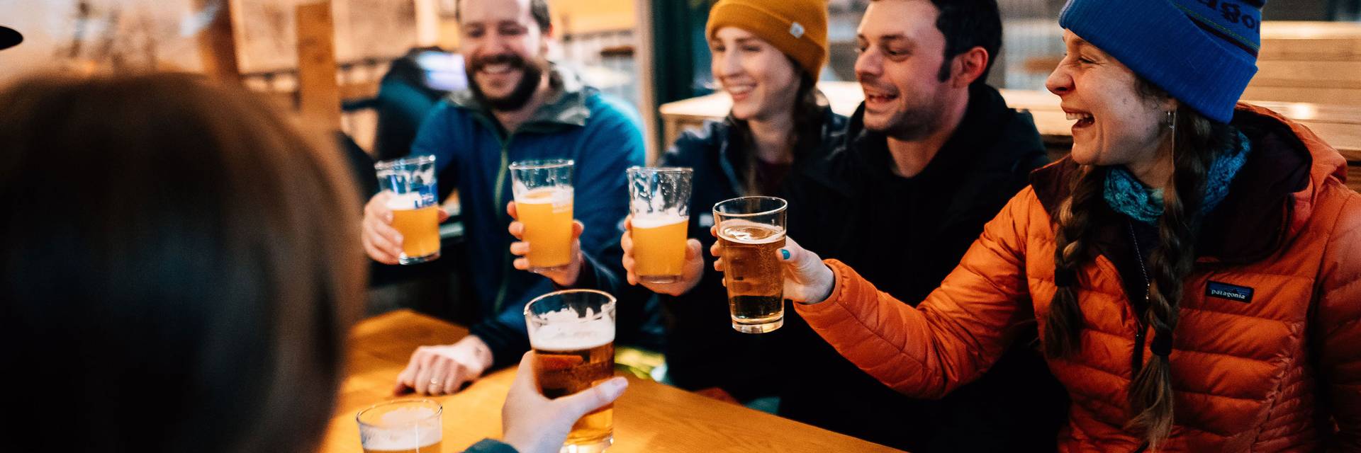 Group Cheers at Blizzards