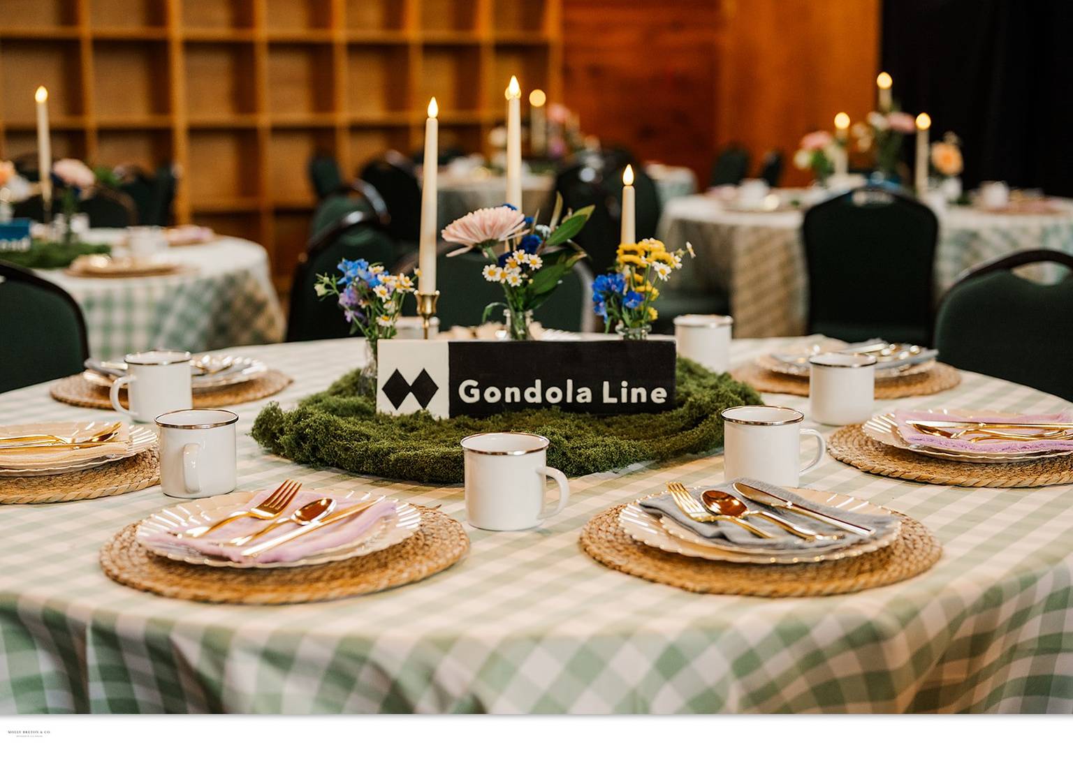 decorated table