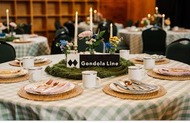 decorated table
