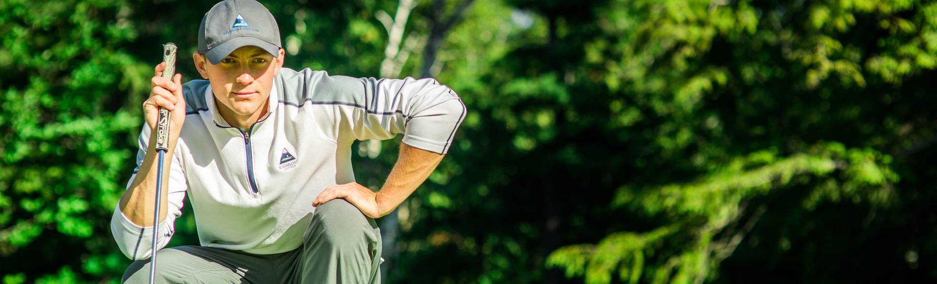 Golfer at Sugarloaf Golf Club during summer