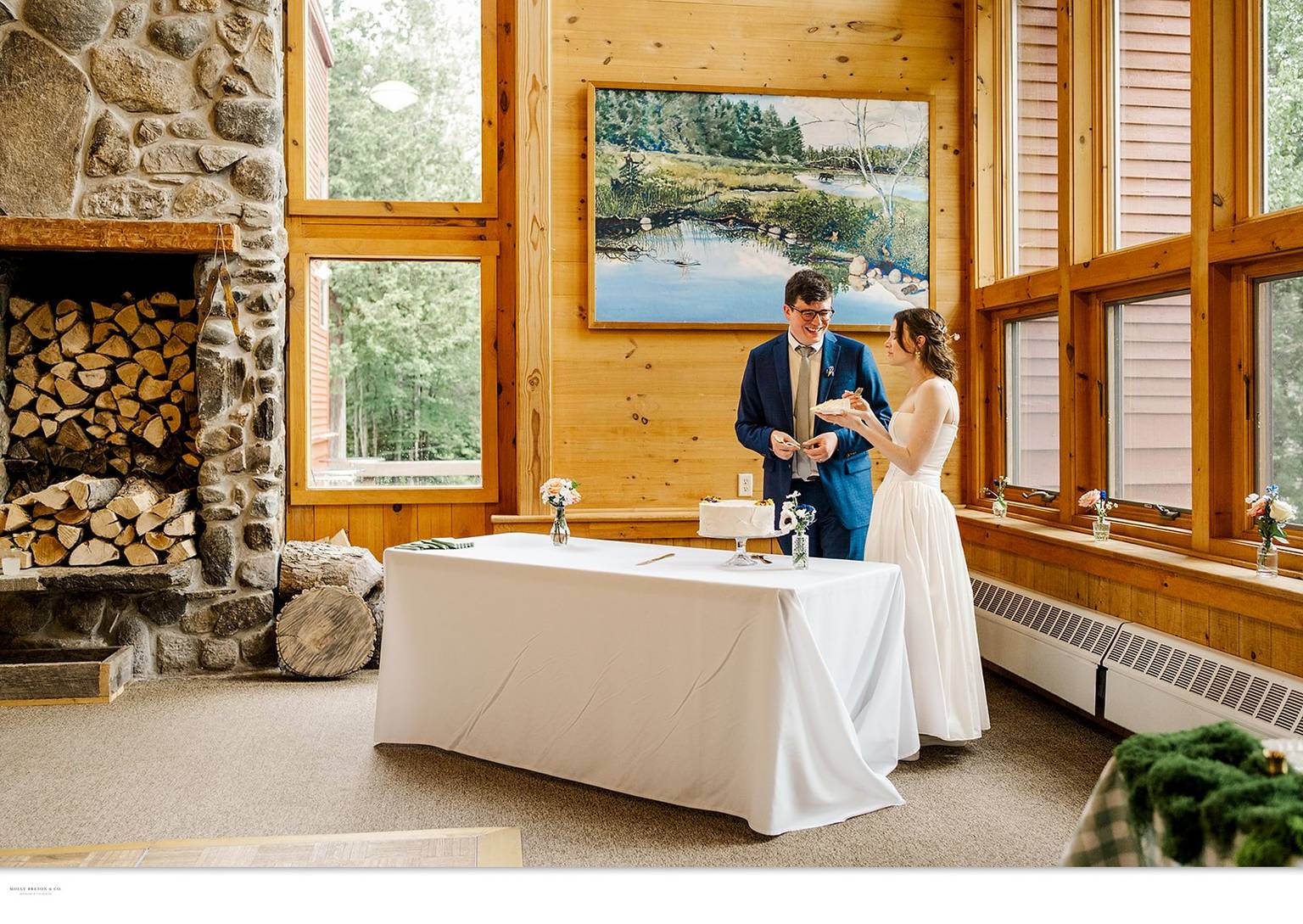 Outdoor Center Wedding