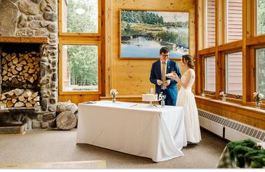 Outdoor Center Wedding