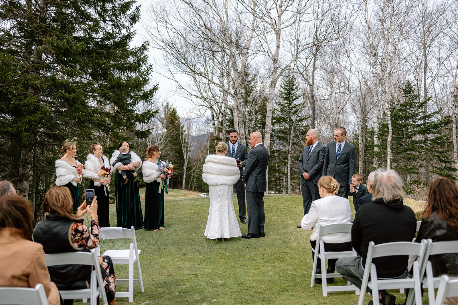 Strokes outdoor wedding