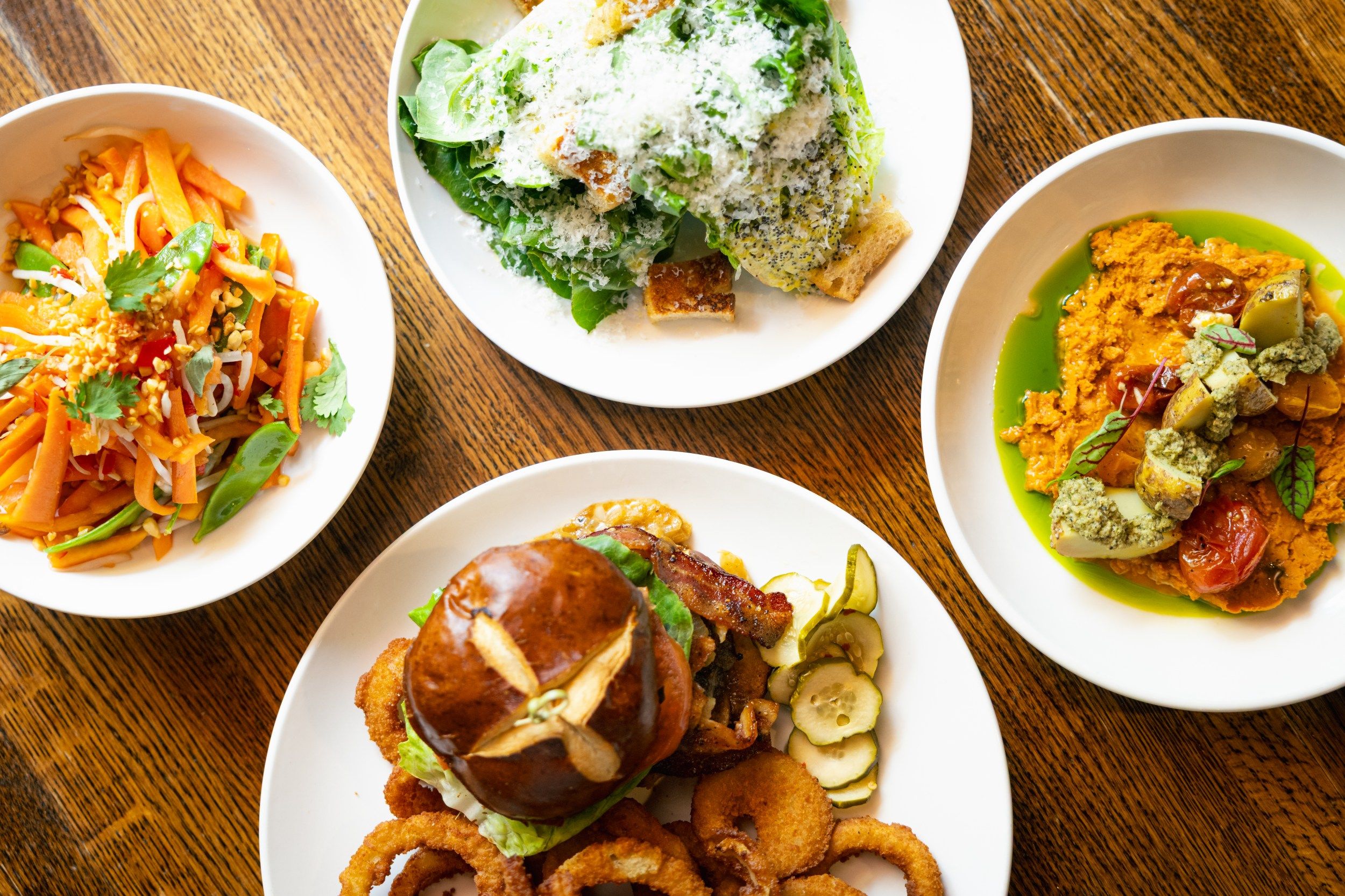Plated summer menu items