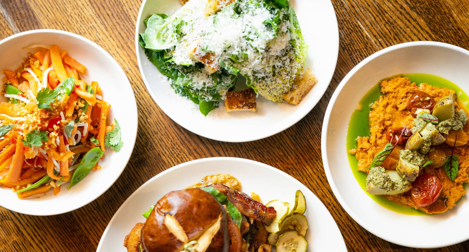 Plated summer menu items