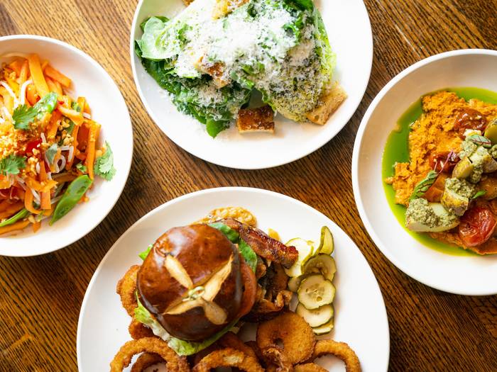 45 North burgers and salads