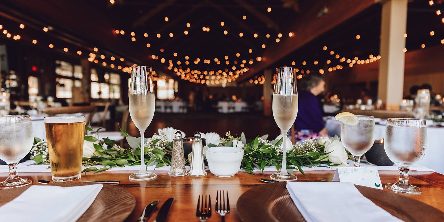 Wedding Reception in King Pine room