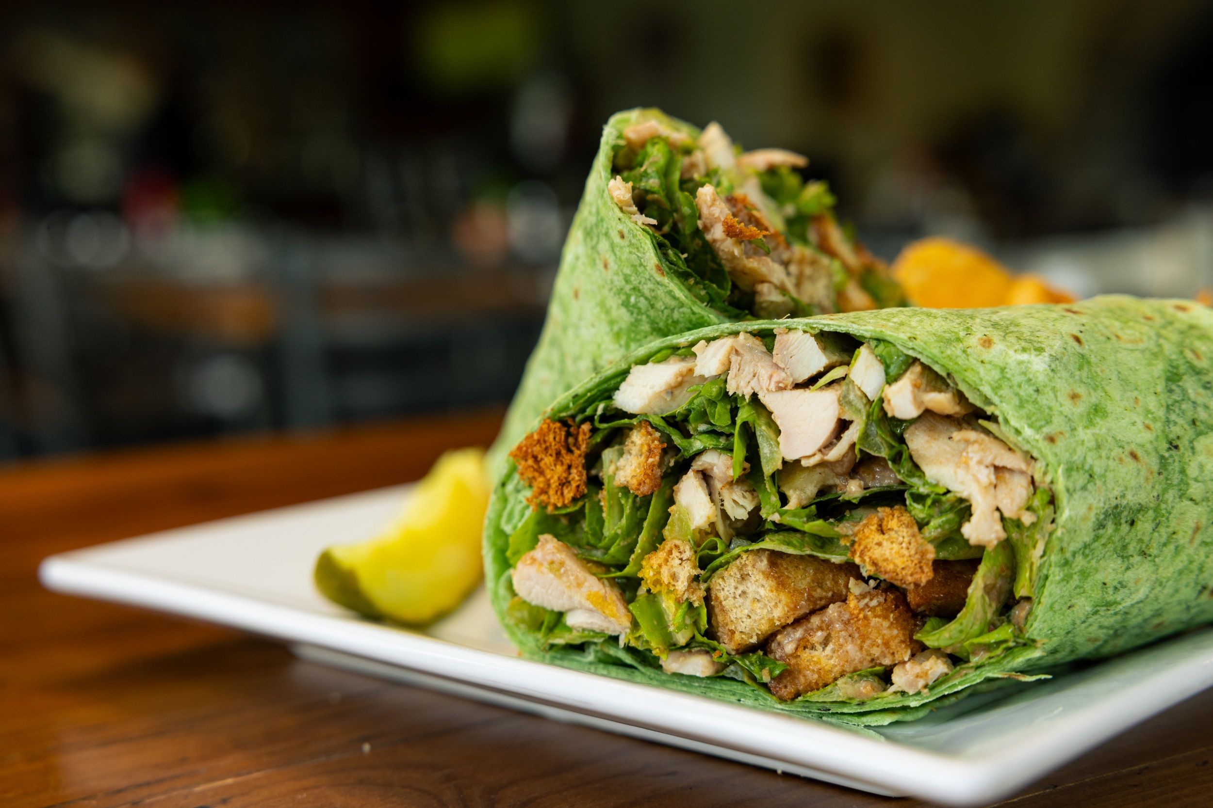 Chicken ceasar wrap
