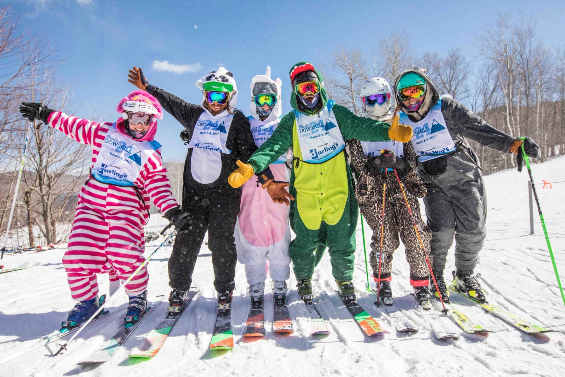 Winter kids participants