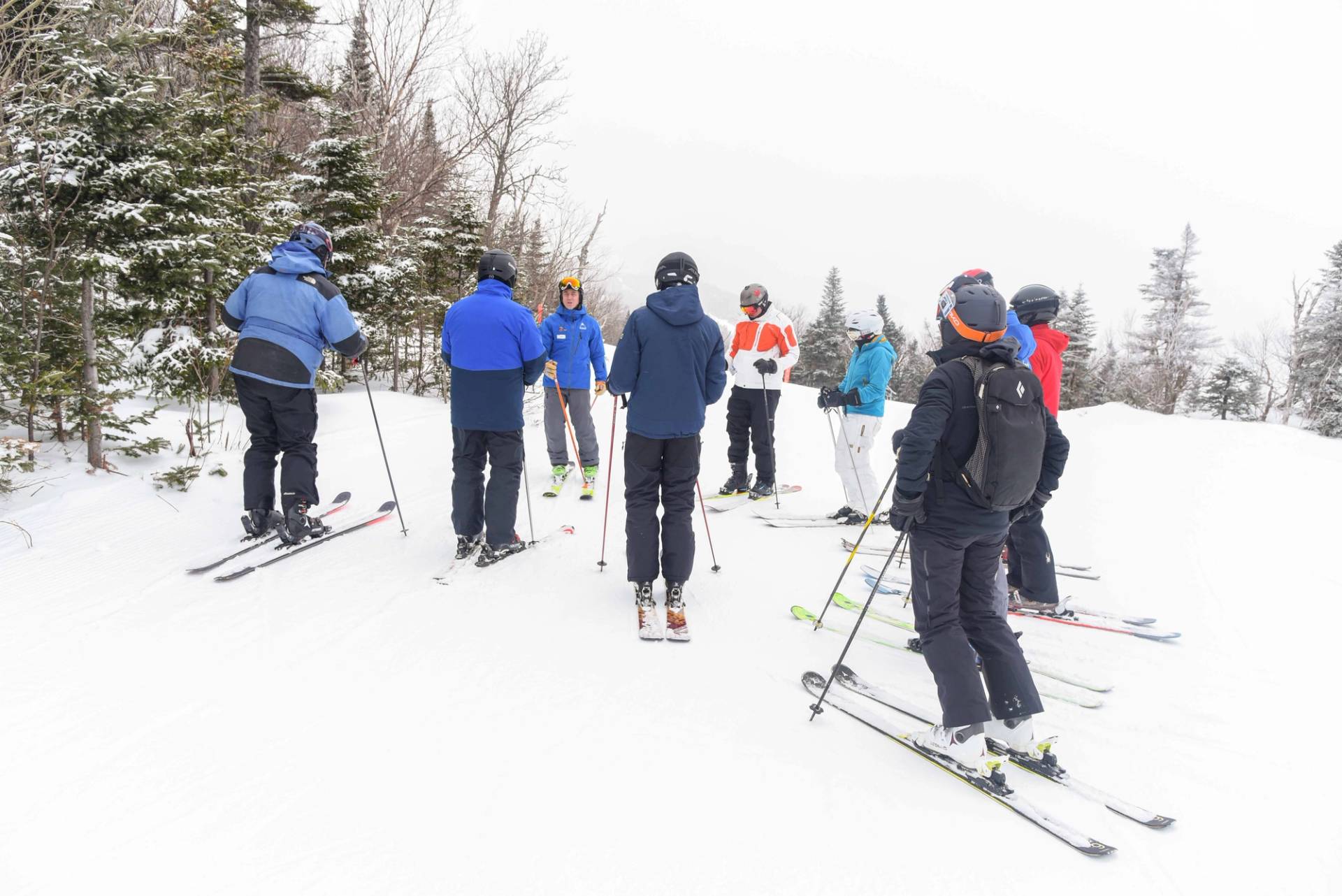 Adult ski lesson