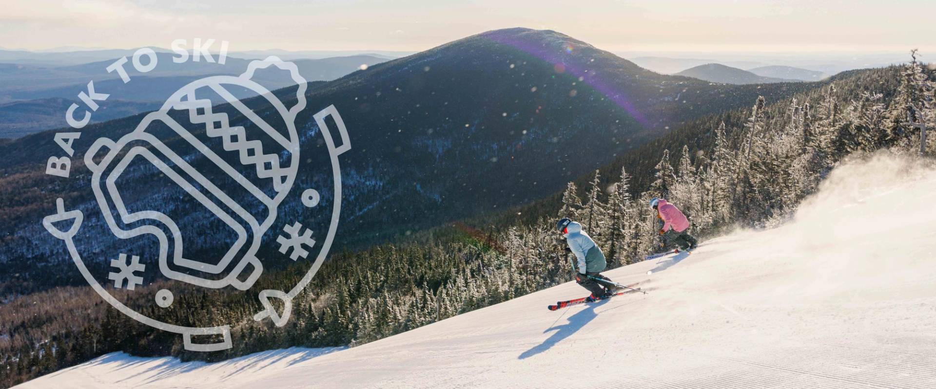 Skier looking out into distance