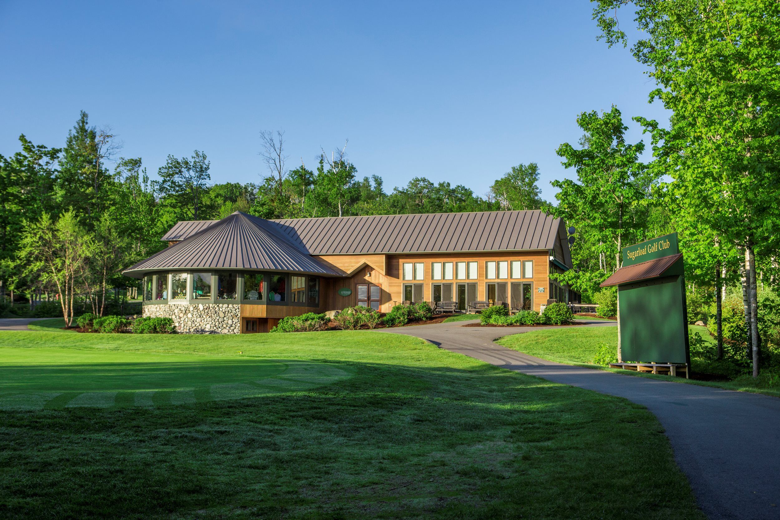 Golf club house