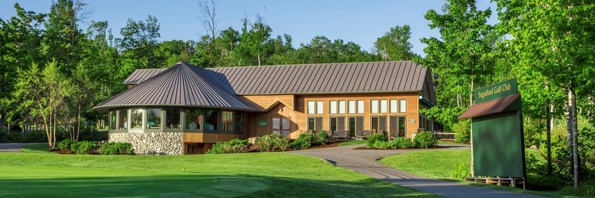 Golf club house
