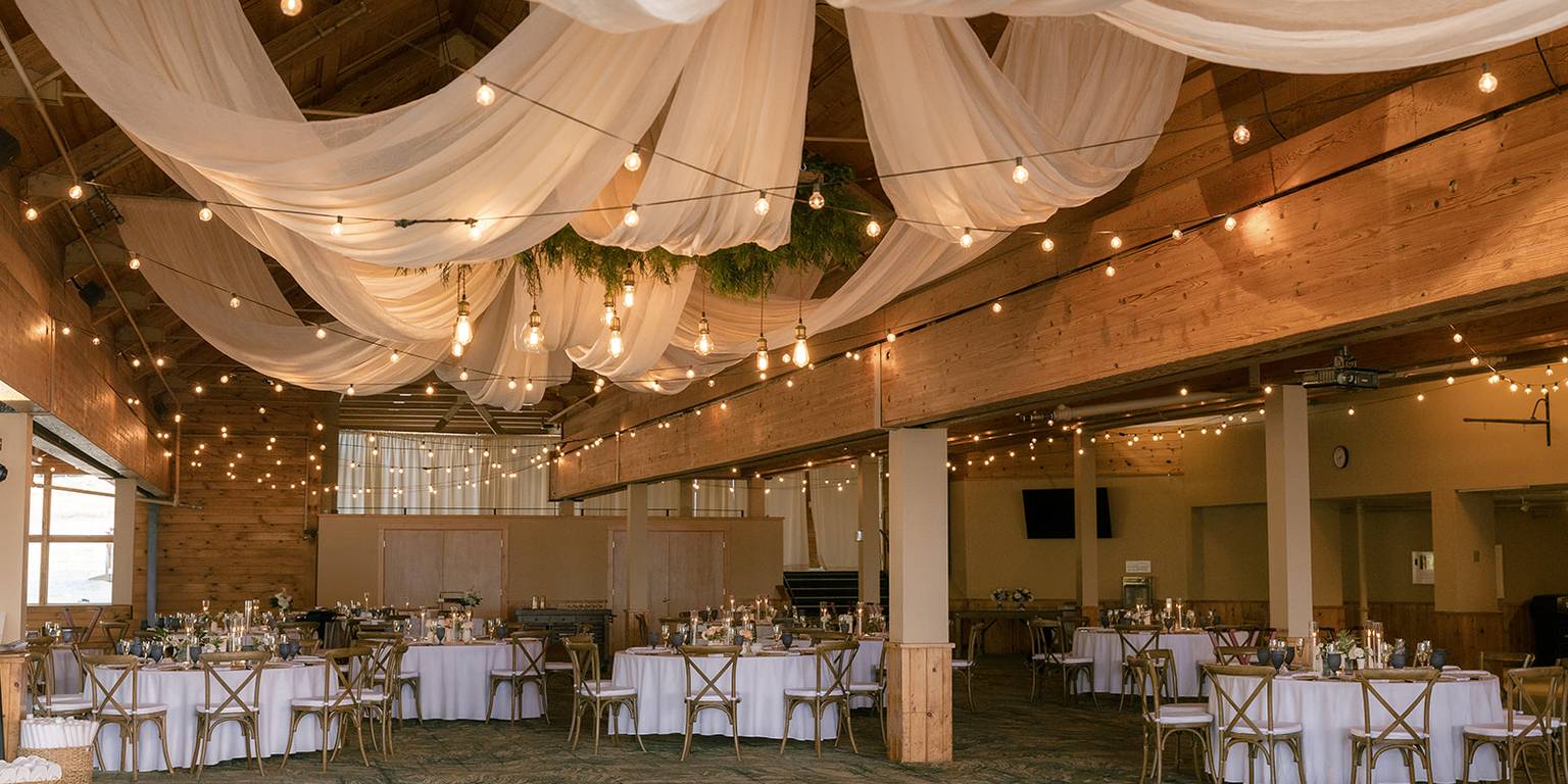 Wedding setup in Kingpine room