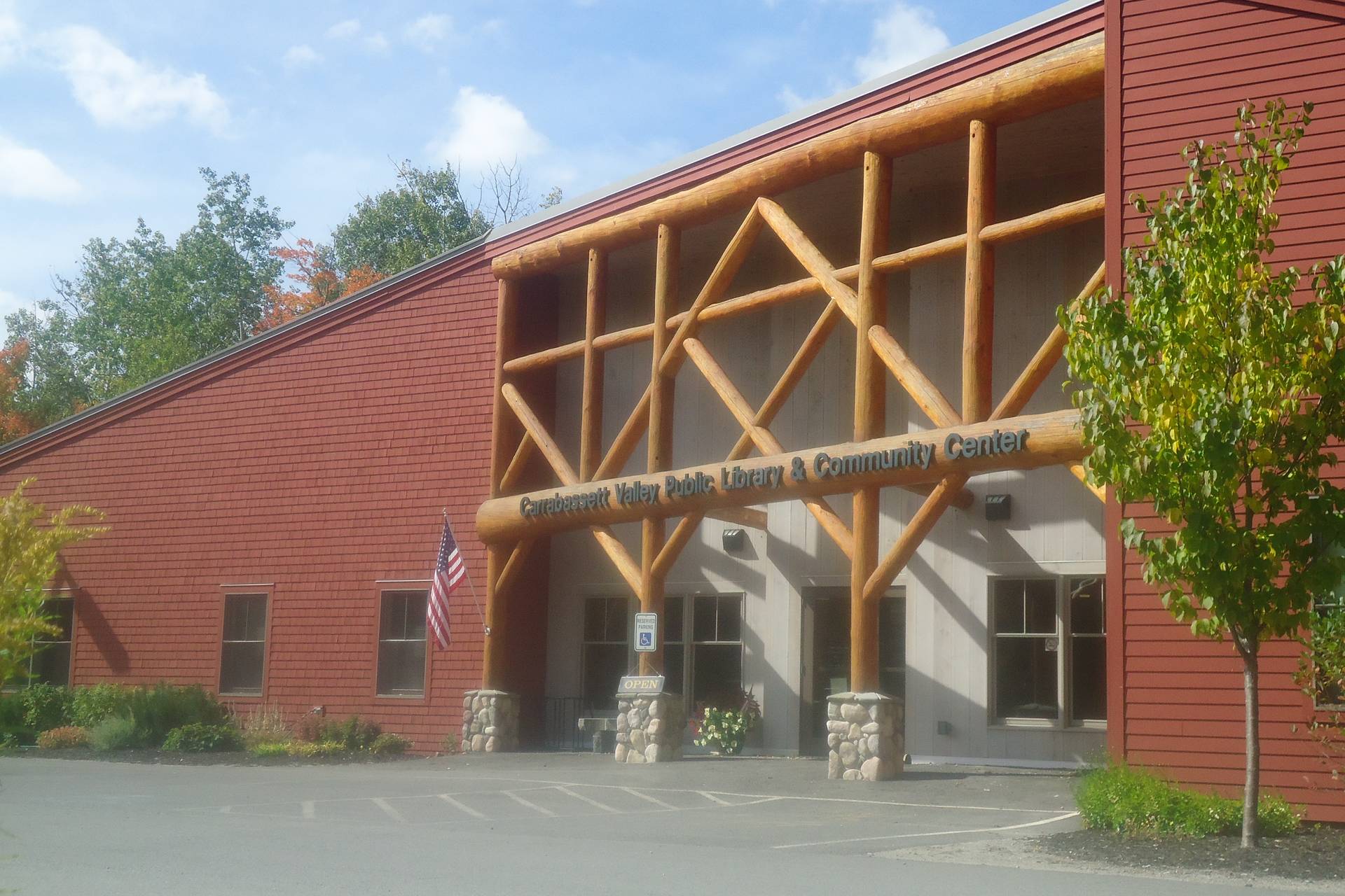 Carrabassett Valley Library exterior