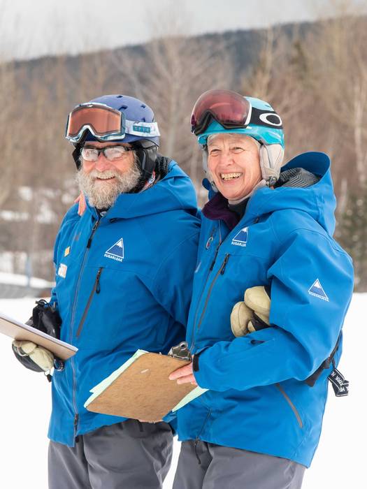 Ski school instructors