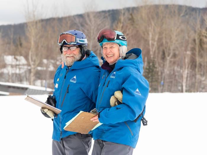 Ski school instructors