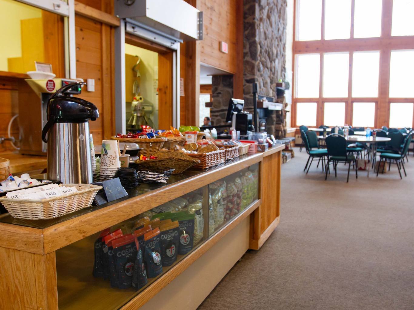 Bull moose cafe offering piping hot coffee and sweet treats galore