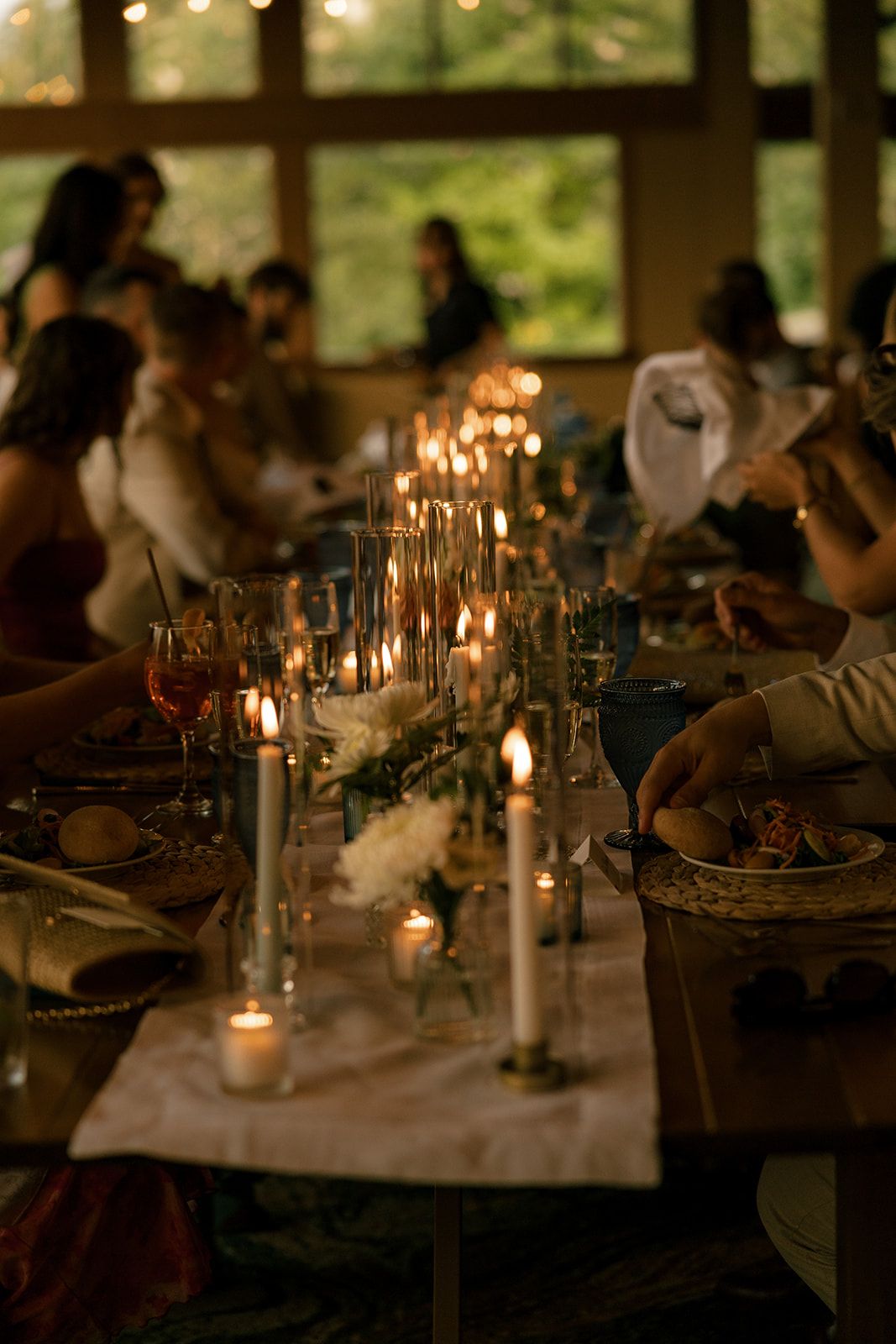 table display with lights
