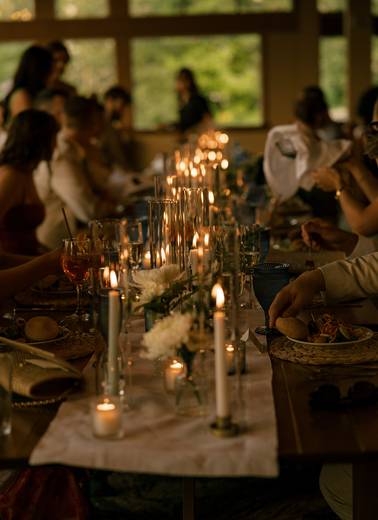 table display with lights