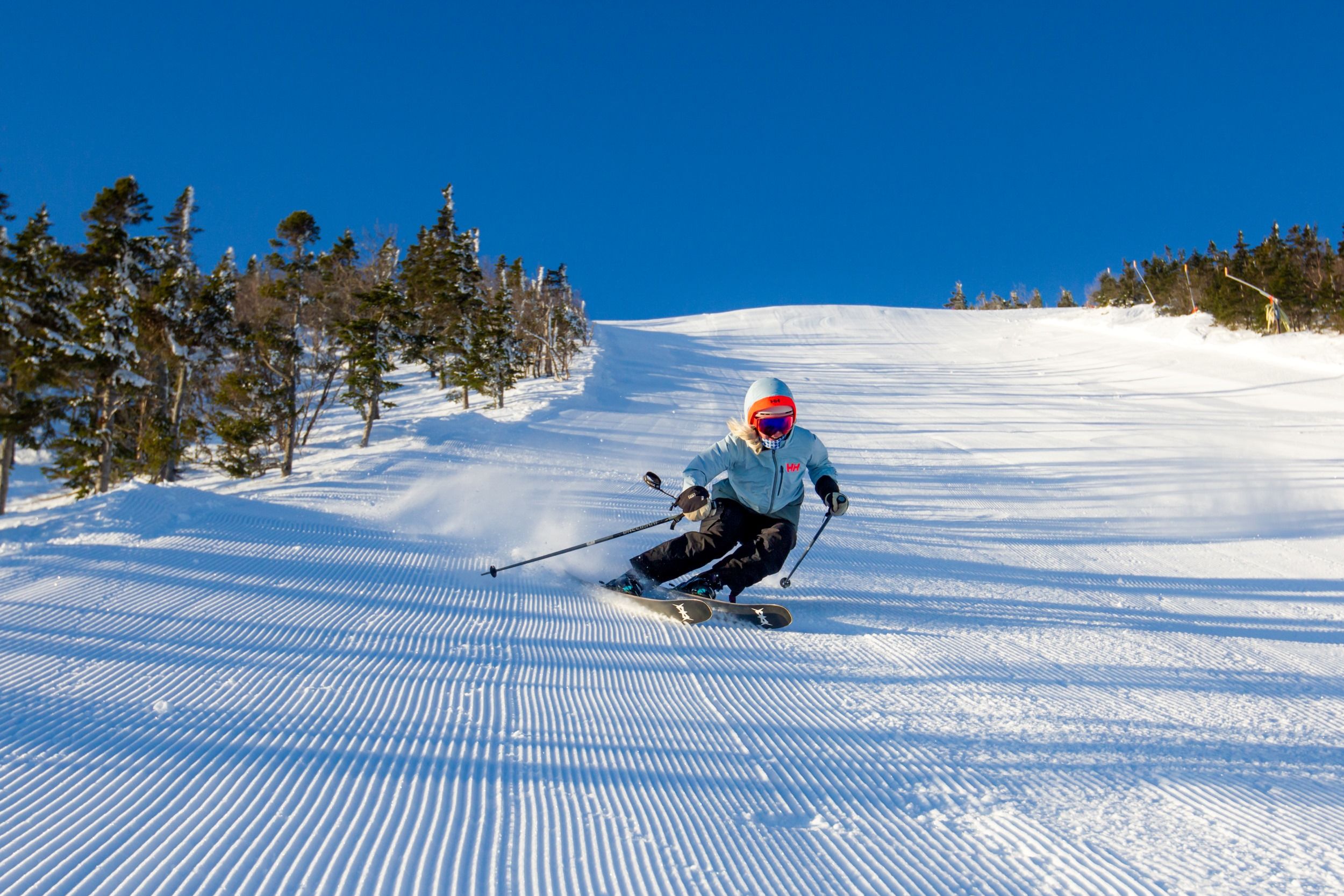 skier on hill 