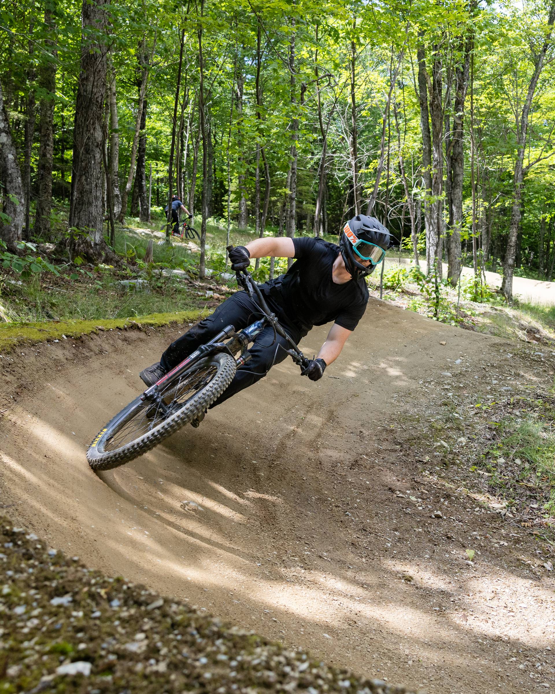 Rider on flow trail