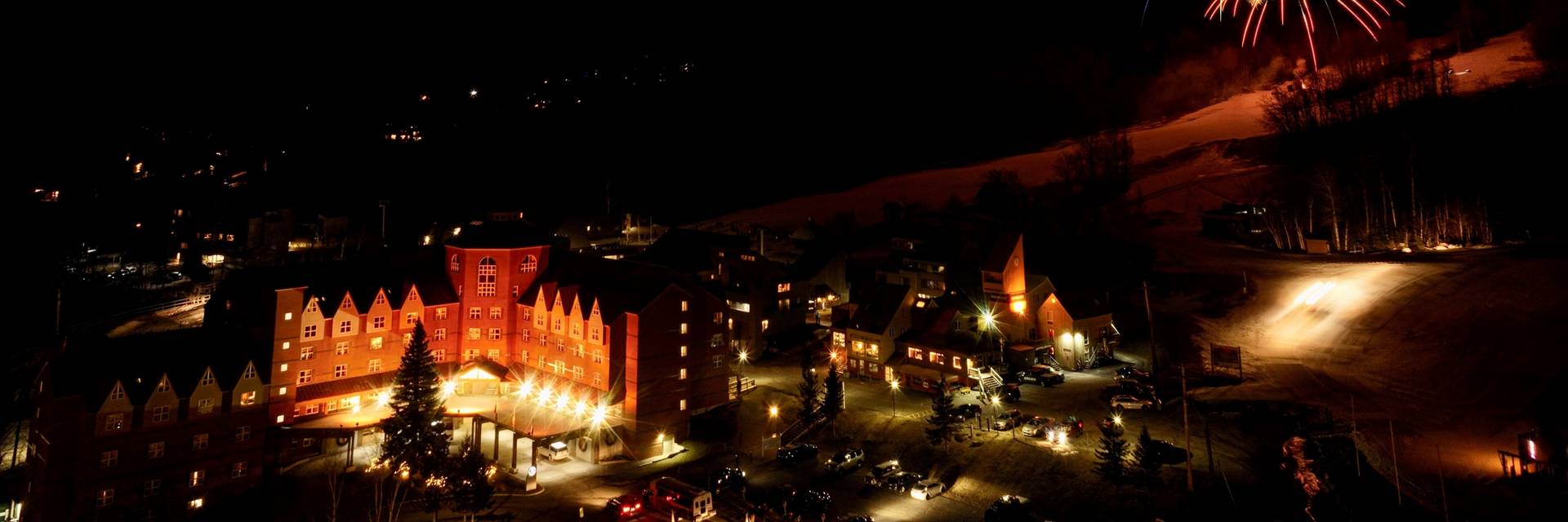 Fireworks over Sugarloaf