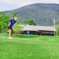 Female golfer on the green