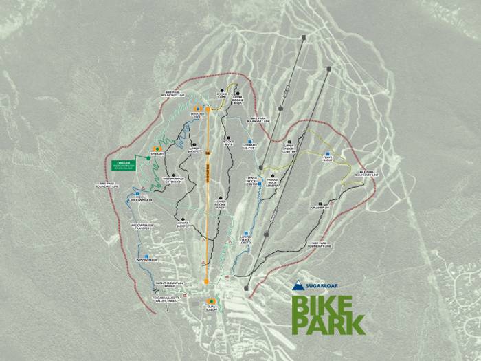 Sugarloaf Bike Park Trail Map