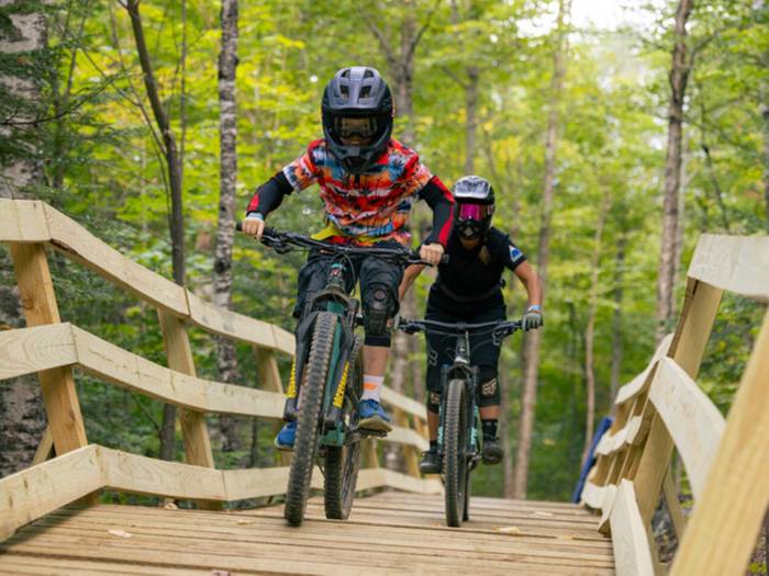 Youth bike lesson