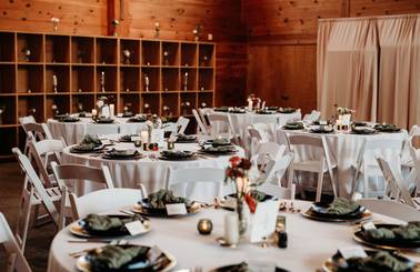 Outdoor center tablescapes