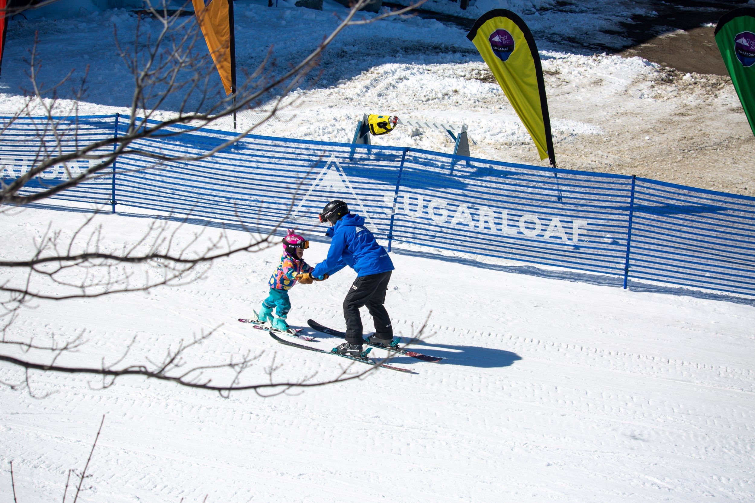 Instructor providing a lesson