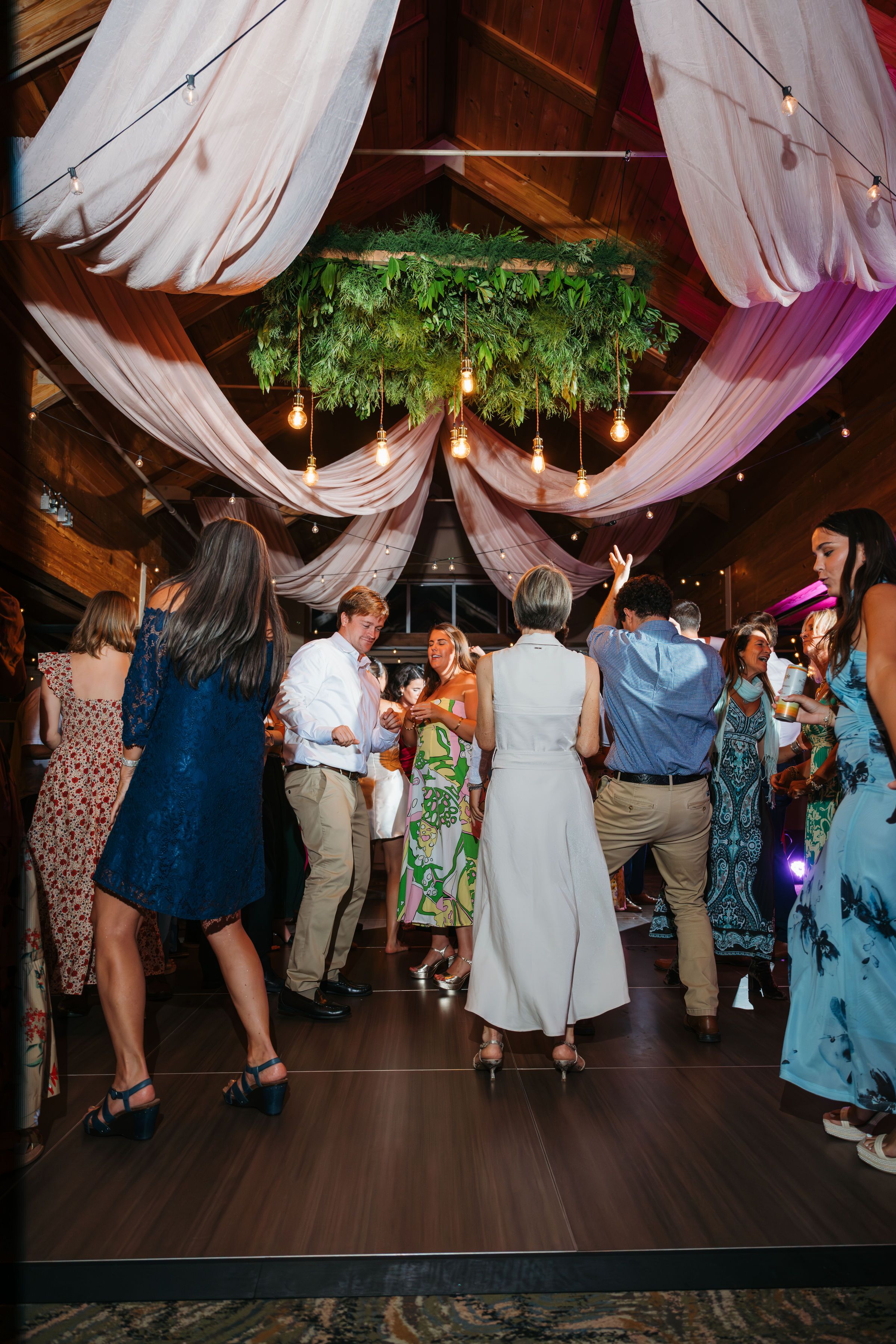 Dance floor with dancers